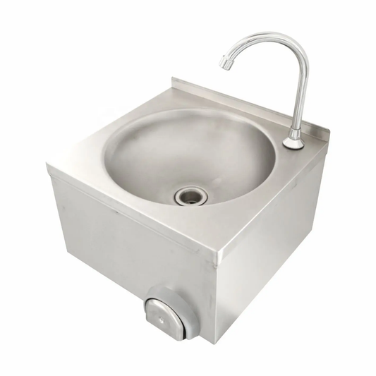 Wall Mounted Knee Operated Hand Washing Sink