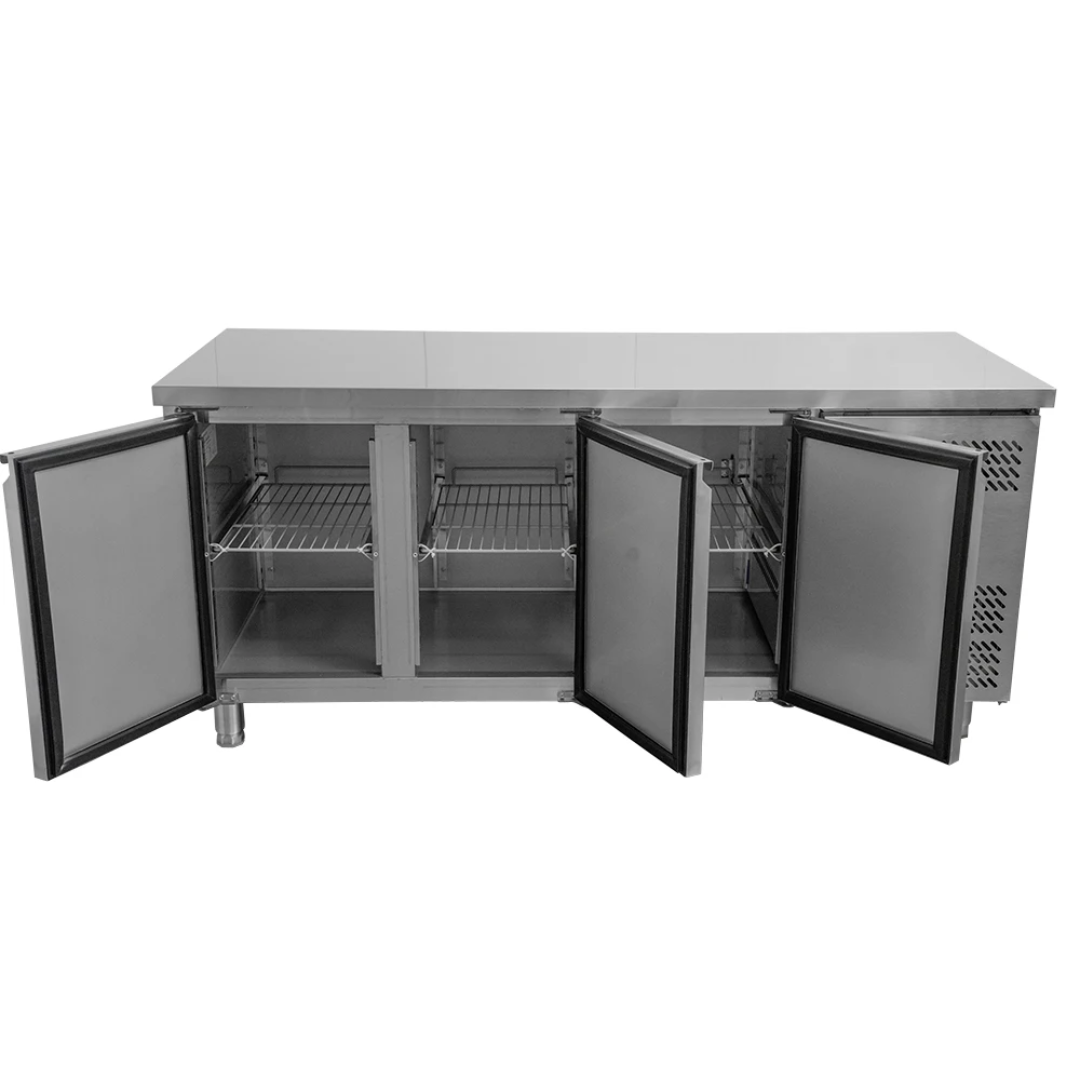 3 Door Commercial Undercounter Refrigerator -1795mm x 700mm x 850mmH