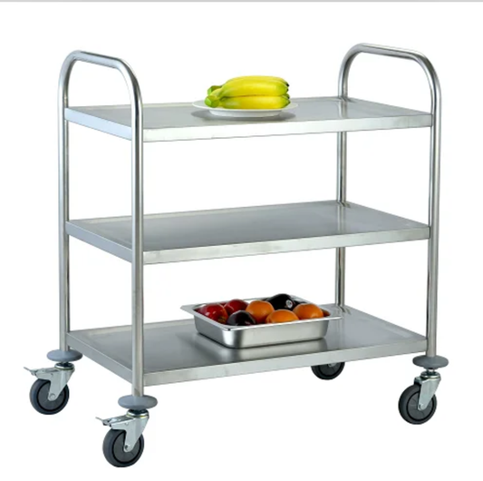 3 Tier Stainless Steel Trolley