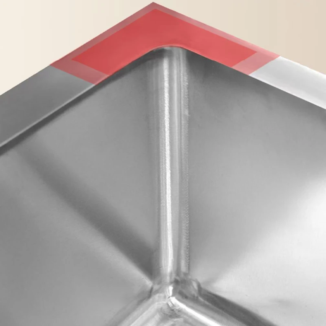 Stainless Steel Sink Cabinet With Splashback - Single Bowl - 650mm x 700mm x 900mmH + 150mm Splashback