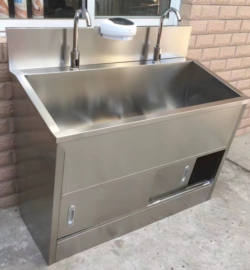 Stainless Steel Surgical Scrub Sink Floor