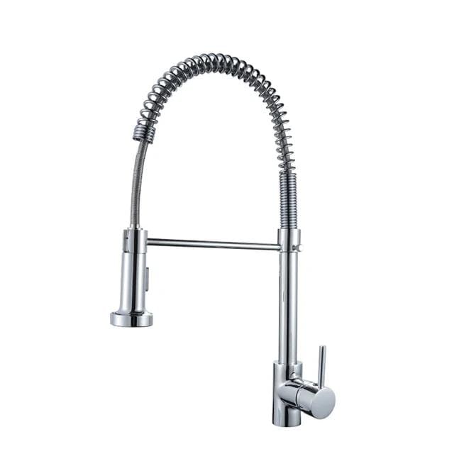 Kitchen Mixer Tap with Pull Out Neck and Trigger Nozzle