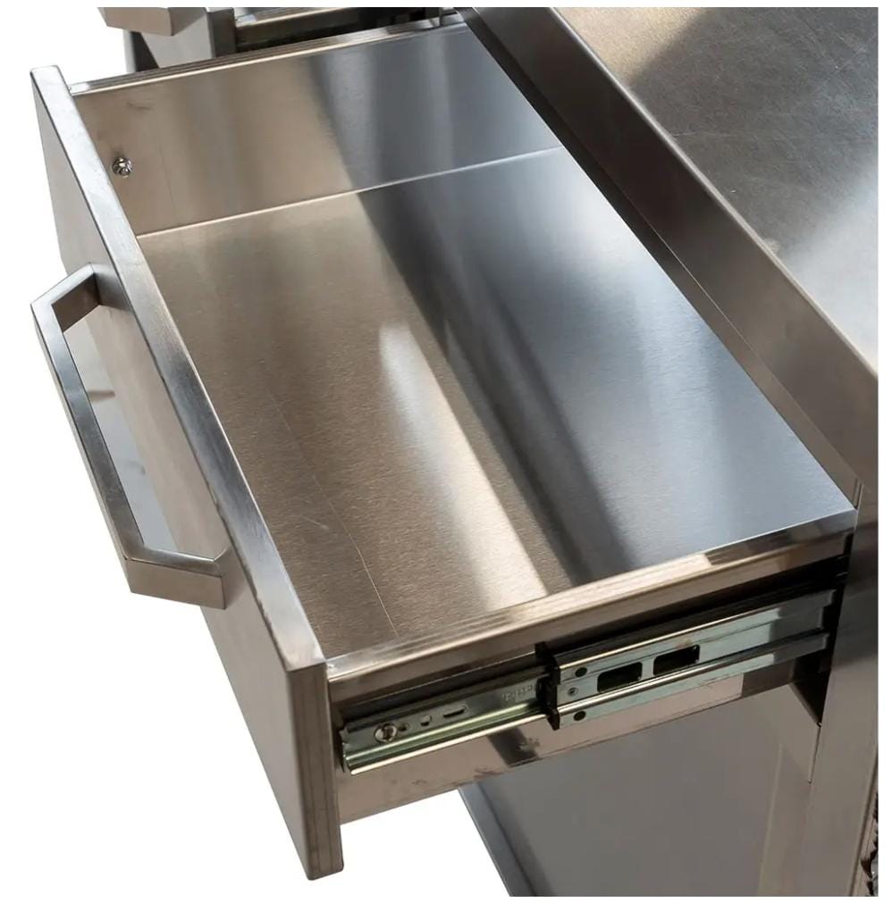 Stainless Steel Drawer Cabinet Service Counter 6 Drawer - 1200m x 700mm x 900mmH