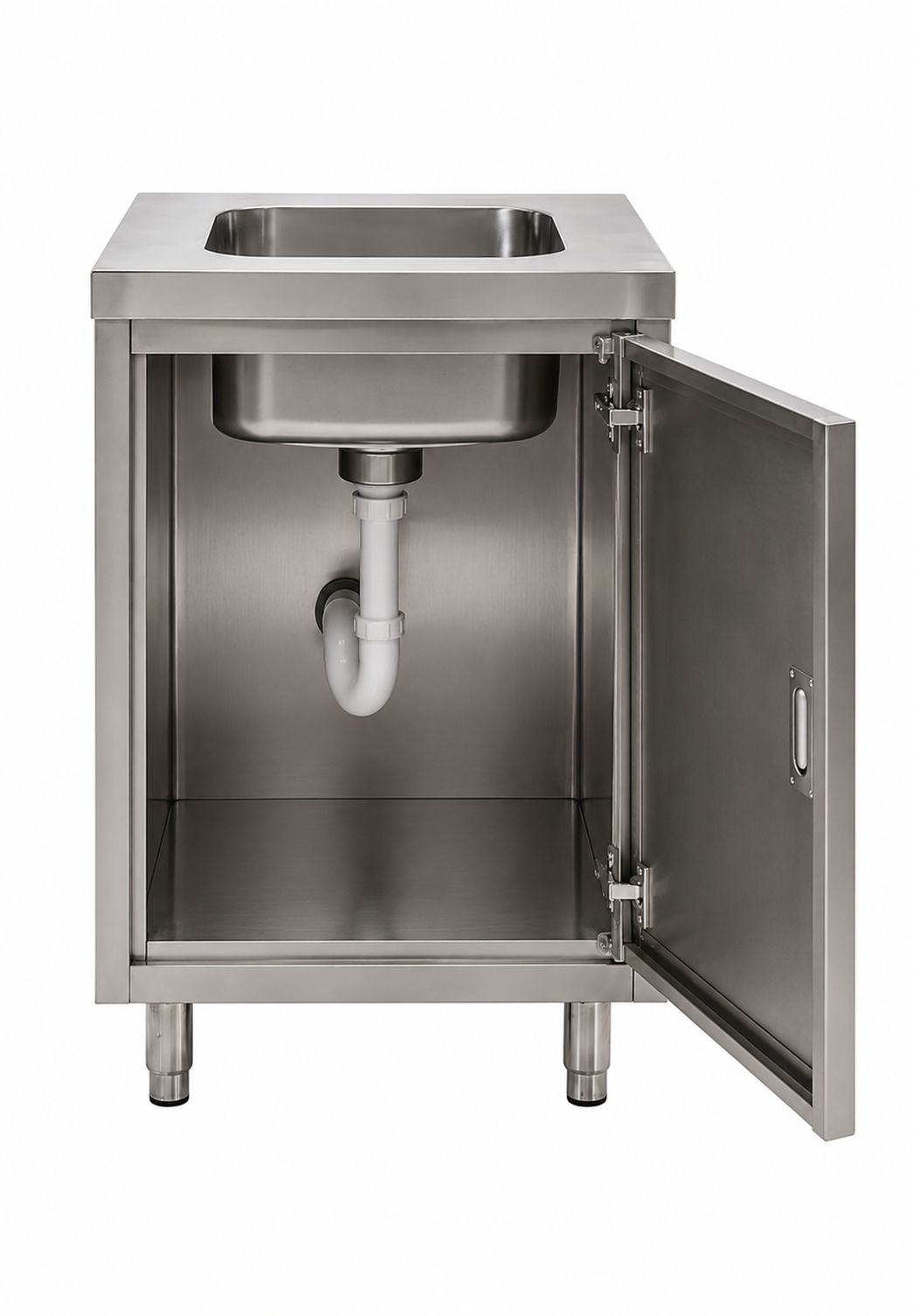 Stainless Steel Sink Cabinet - Single Bowl - 650mm x 700mm x 900mmH
