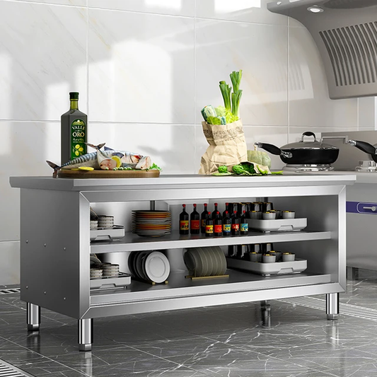 Stainless Steel Cabinets and Services Counters. – Steelerz