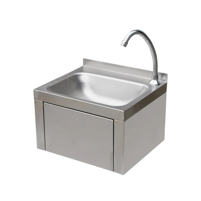 Wall Mounted Knee Operated Hand Washing Sink