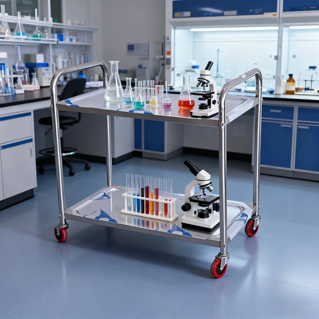 3 Tier Stainless Steel Trolley