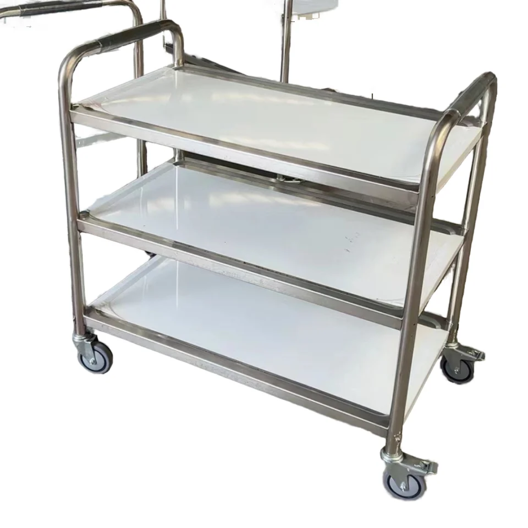 3 Tier Stainless Steel Trolley