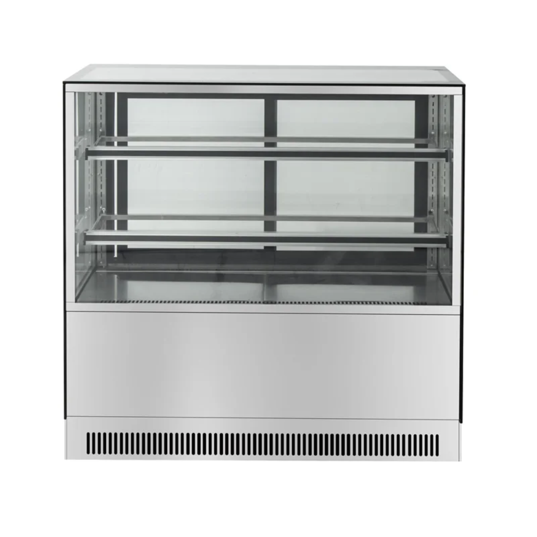 Commercial  Pastry/Cake Display Refrigerator – 1500 mm - 378 L - Stainless Steel - 2 Adjustable Shelves