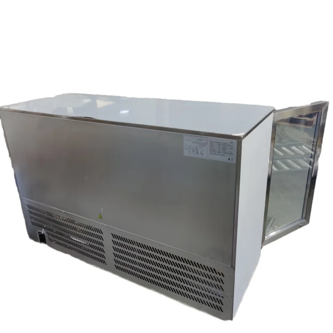 Commercial Back Bar Cooler 3 Glass Swing Doors 320 L PREMIUM – Stainless Steel - 1350 mm - 2 Shelves - +2 to +8 °C