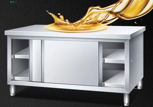 Neutral Service Counters With Doors