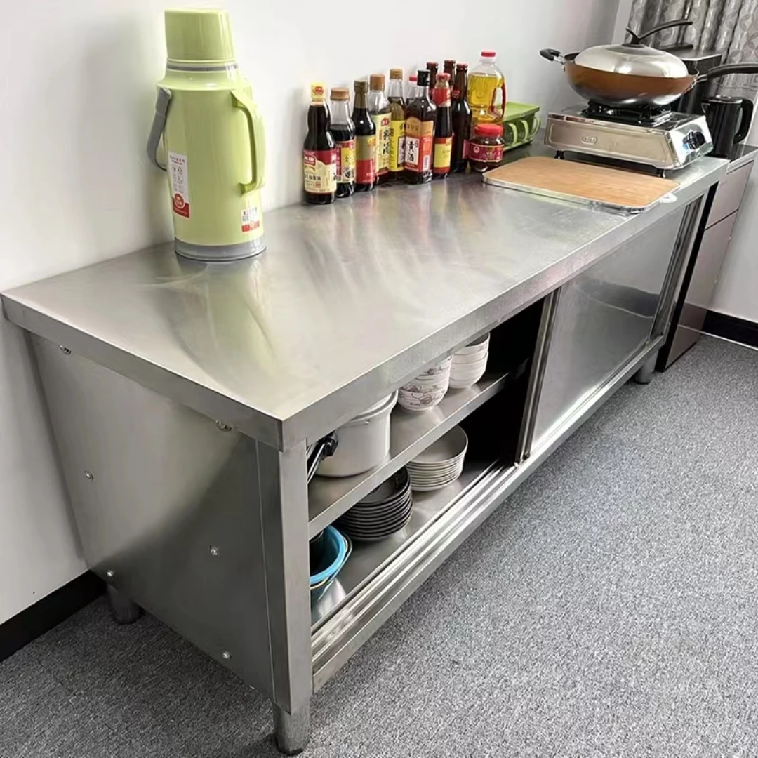 Neutral Service Counters With Doors