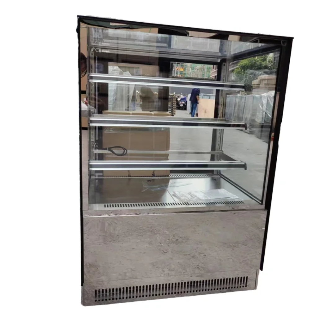 COMMERCIAL HOT PASTRY/CAKE DISPLAY  - STRAIGHT GLASS- 598L - 1500mm - 3 Tier - Stainless Steel (Copy)