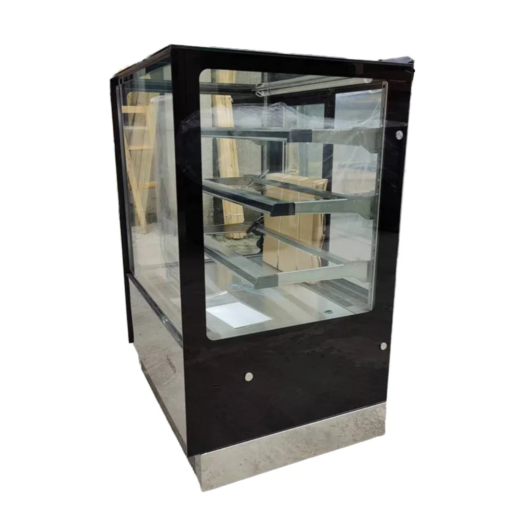 Commercial  Pastry/Cake Display Refrigerator – Straight Glass - 1500 mm - 598 L - Stainless Steel - 3 Adjustable Shelves