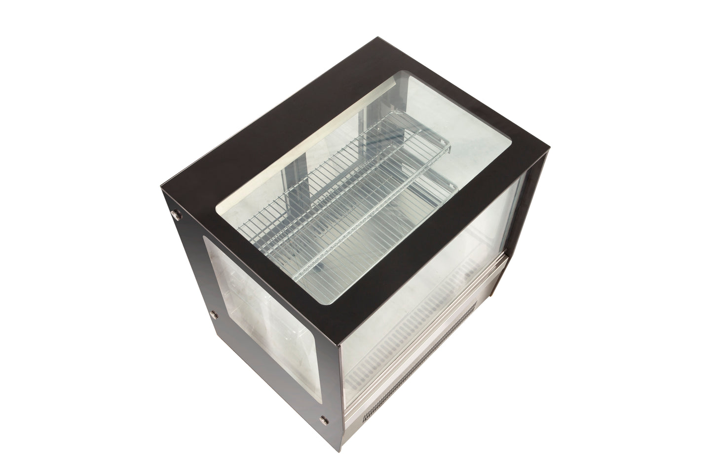 Commercial Countertop Hot Pastry Display Case Pie Warmer – 160 L  - 2 shelves - LED - 1.5 kW - 900mm - Stainless Steel
