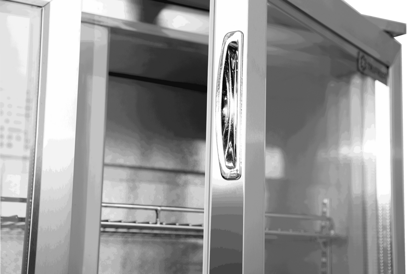 Commercial Back Bar Cooler 2 Glass Swing Doors 220 L PREMIUM – Stainless Steel - 900 mm - 2 Shelves - +2 to +8 °C