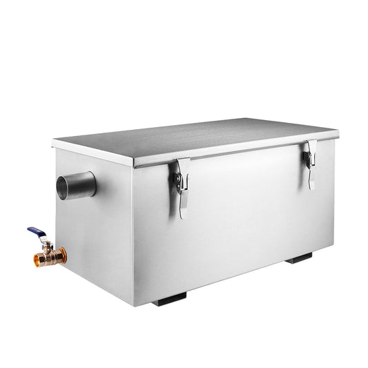 Stainless Steel Commercial Grease Trap – 20L - 655 x 340 x 316mm