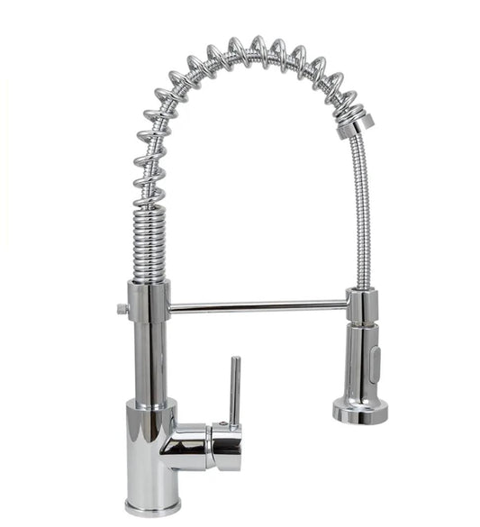 Kitchen Mixer Tap with Pull Out Neck and Trigger Nozzle