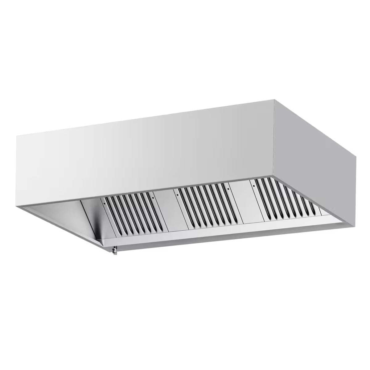 Commercial Box Extractor Hood - 1800mm - with Baffle Filters & Lighting