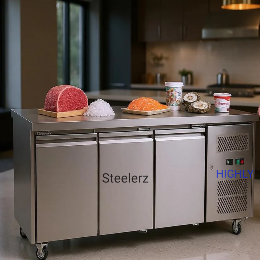 3 Door Commercial Undercounter Refrigerator -1795mm x 700mm x 850mmH