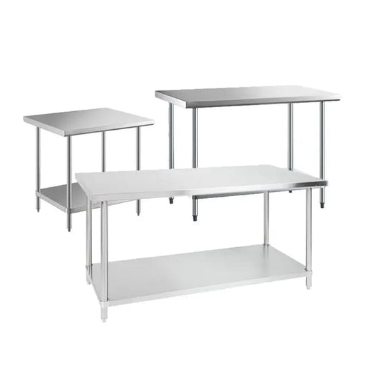 Stainless Steel Plain Top Work Bench