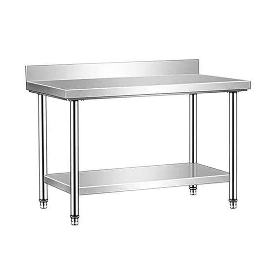 Stainless Steel Splash Back Workbench