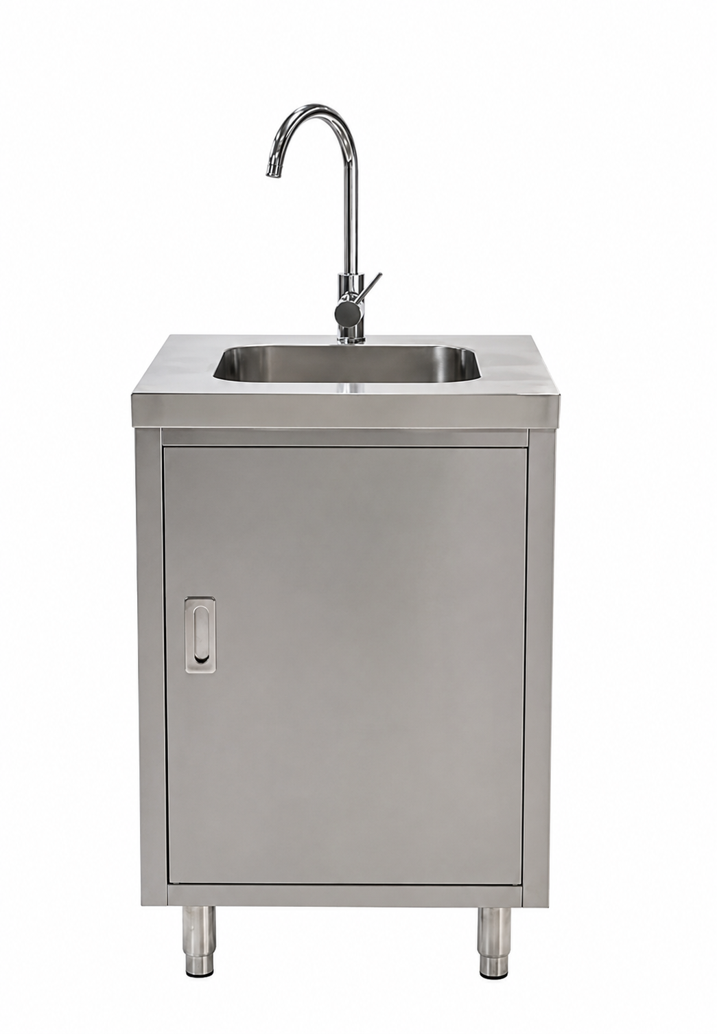 Stainless Steel Sink Cabinet   - Single Bowl - 650mm x 700mm x 900mmH
