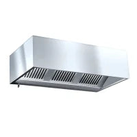 Commercial Box Extractor Hood - 1800mm - with Baffle Filters & Lighting