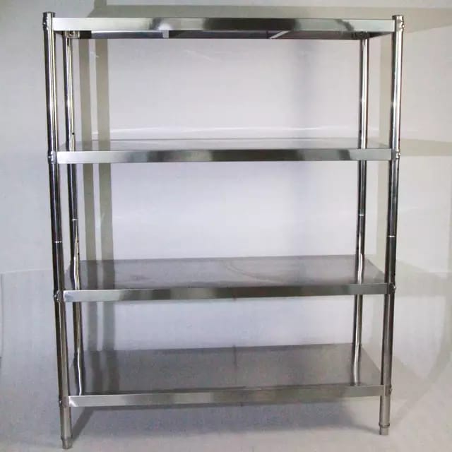 4-Tier Stainless Steel Shelving Unit – Steelerz